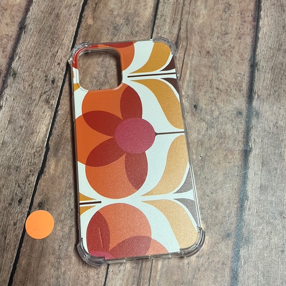 pvflefkr Accessories - 5for$10 iPhone 12 IPhone 12 Pro phone case - silicone, retro flower warm colors